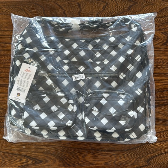 Lug Zipliner, Gingham Black, NWT - Picture 2 of 10